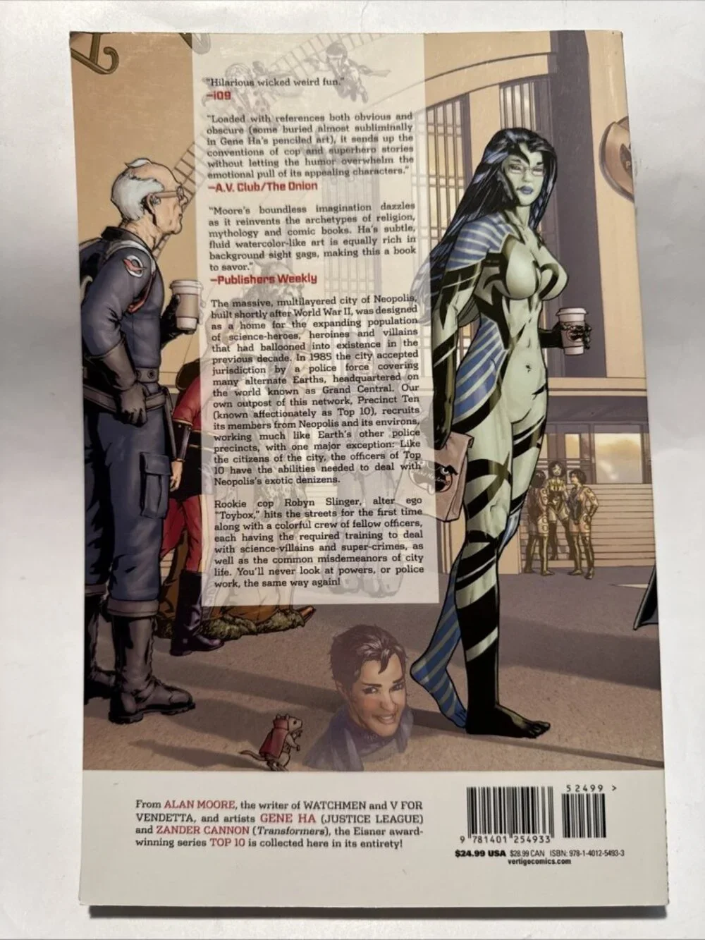 TOP 10 TEN TPB Book DC VERTIGO COMICS Alan Moore Gene Ha Zander Cannon First Ed